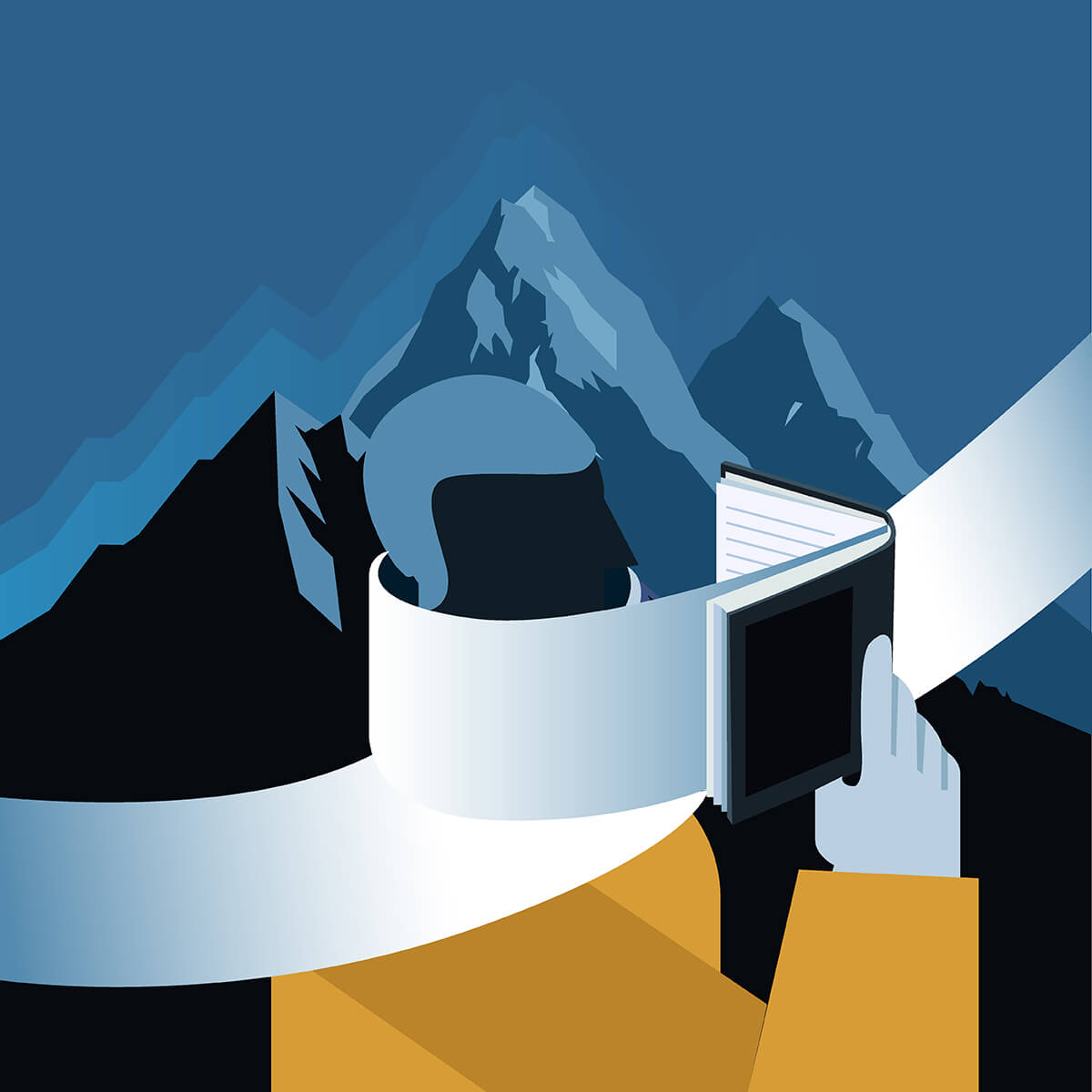 ლიტერატურა ლაშქრობაში - დაუბრუნე წიგნი მთას